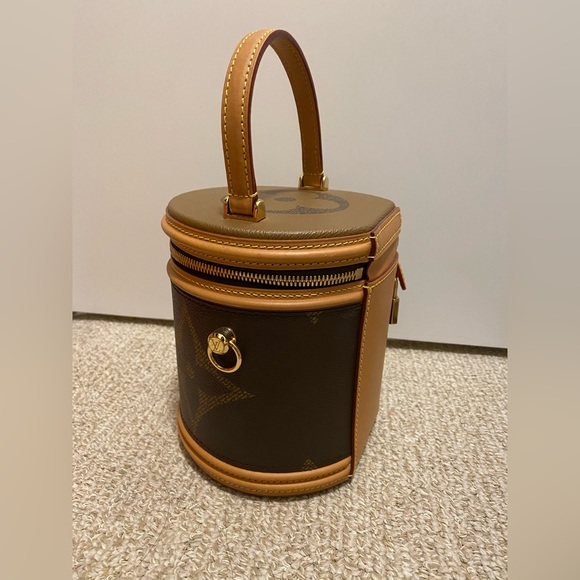 Louis Vuitton Reverse Giant Monogram Coated Canvas Cannes Gold Hardware Bag - Picture 11 of 11